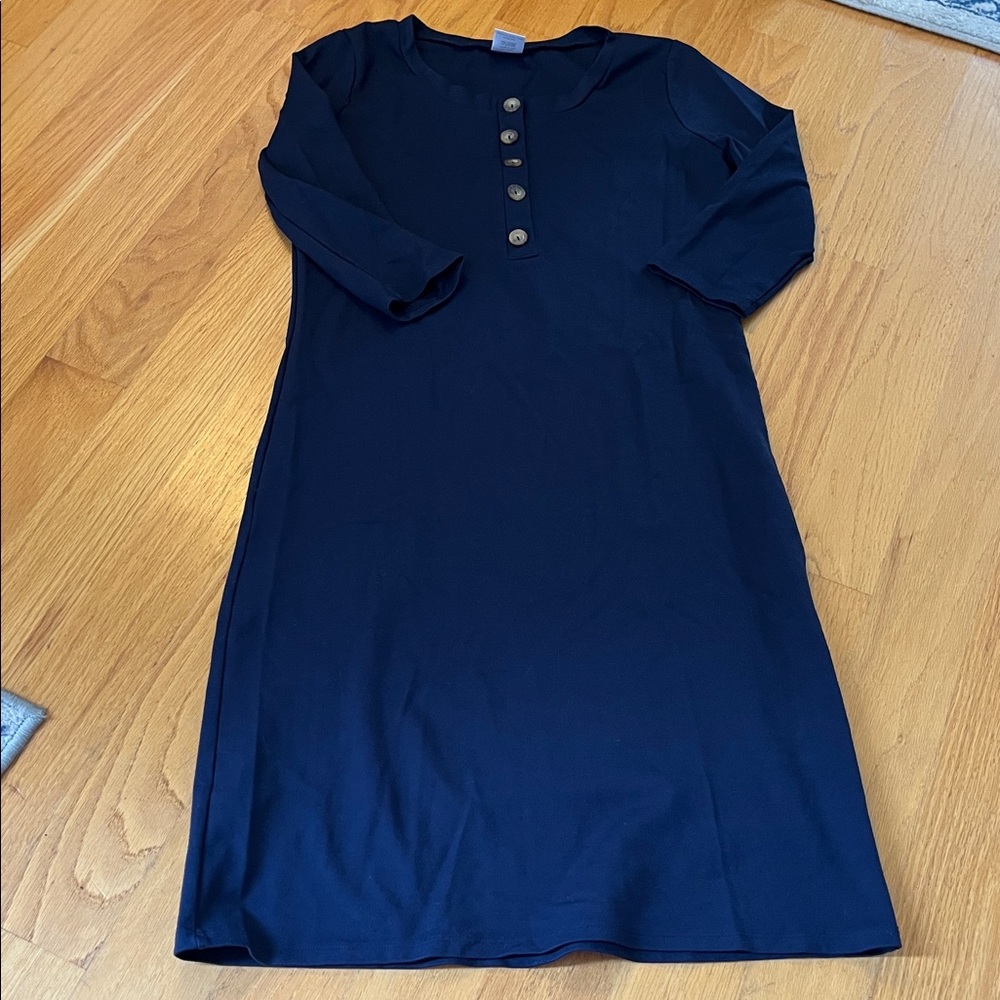 Lou Lou and Company The Every Day Dress navy blue size medium